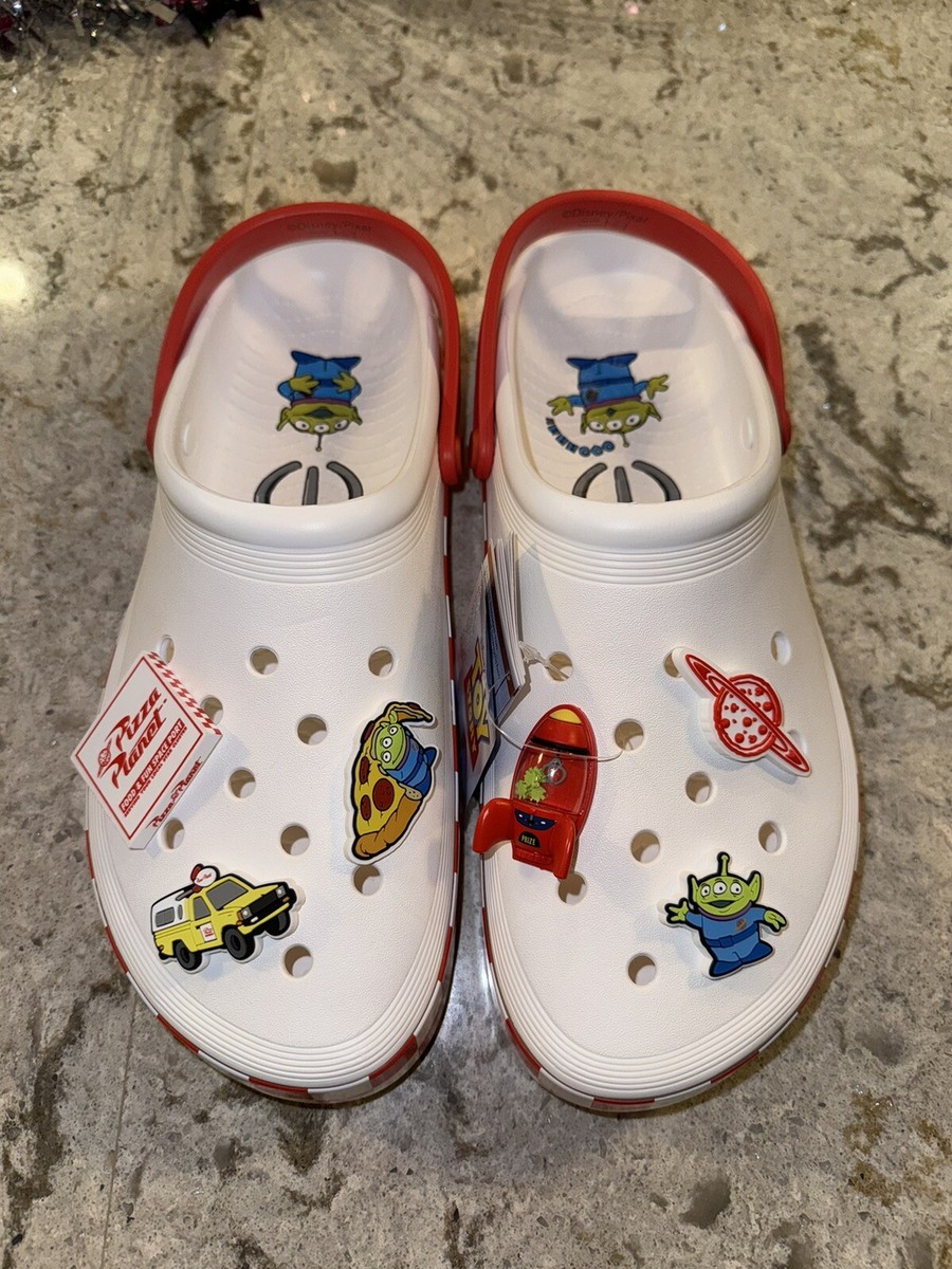 Crocs Classic Off Court Clog Toy Story Pizza Planet Men's Size 12