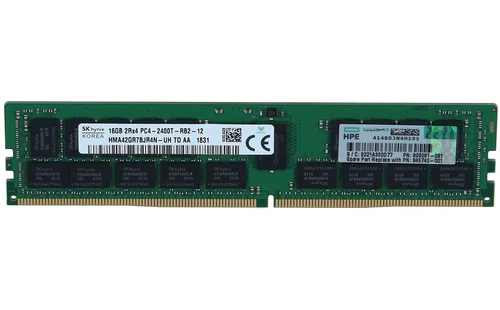 16GB 2Rx4 DDR4-2400T Registered ECC, Hynix / HP HMA42GR7BJR4N-UH 809081-081
