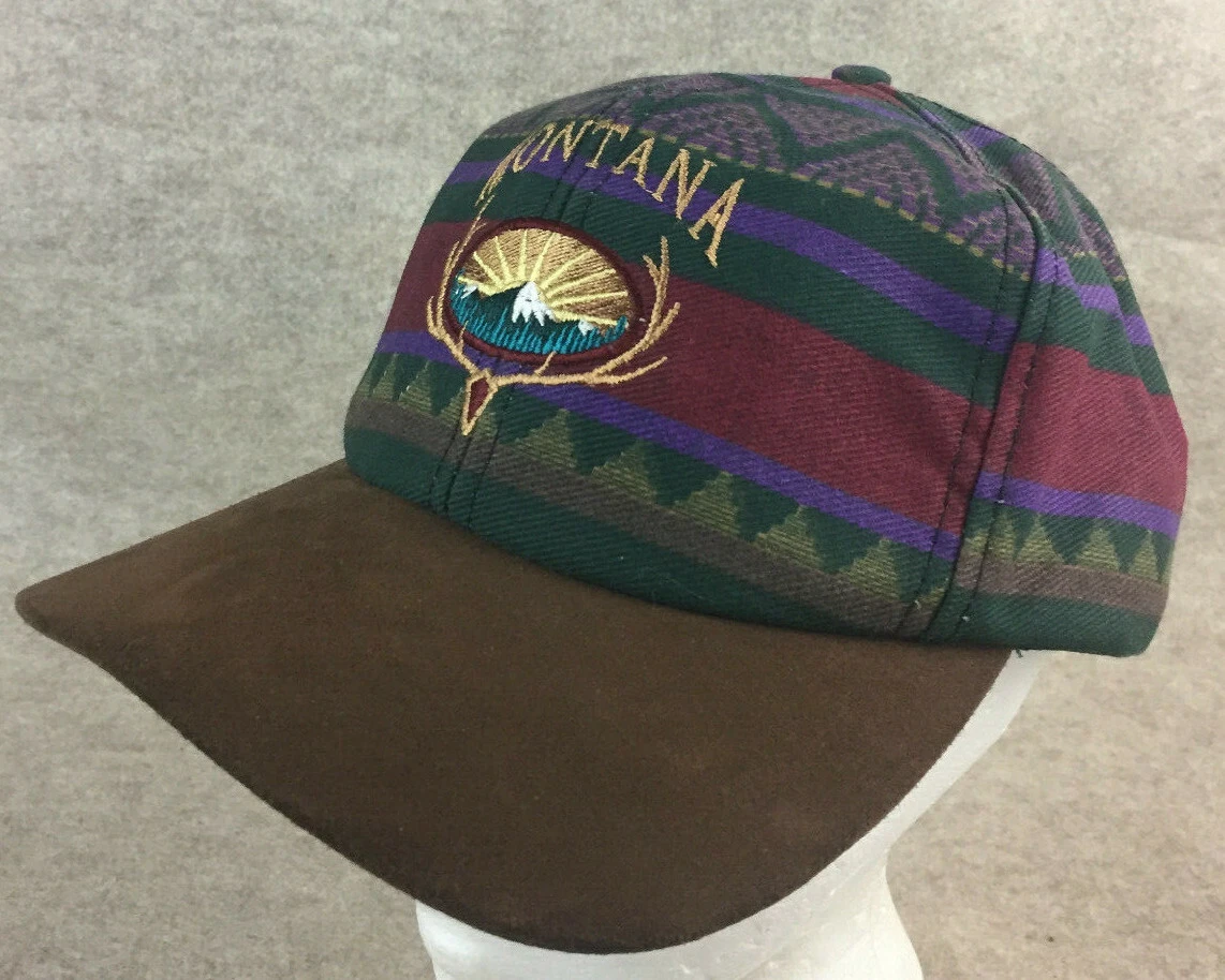 Montana Hat EMI Caps Made USA Colorful eBay
