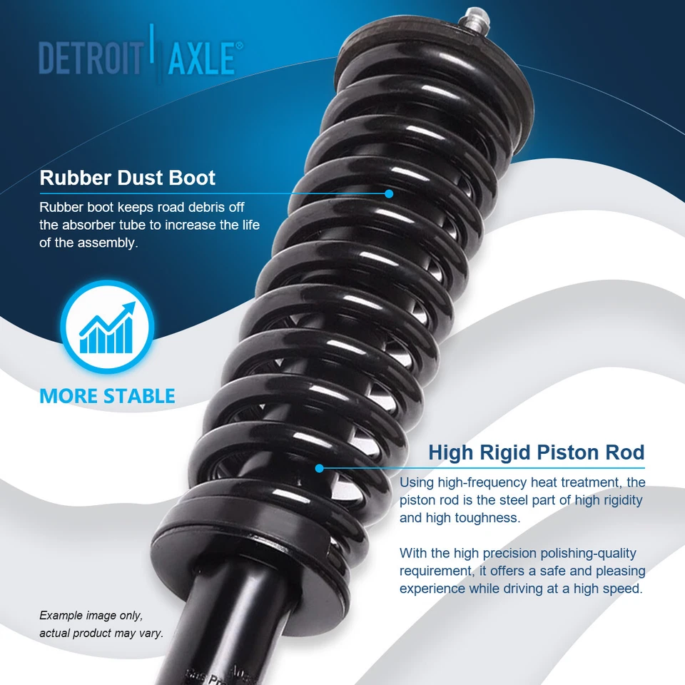 Front Struts with Coil Spring Tie Rods Assembly for 1995 - 2004 Toyota Tacoma - Изображение 4 из 4