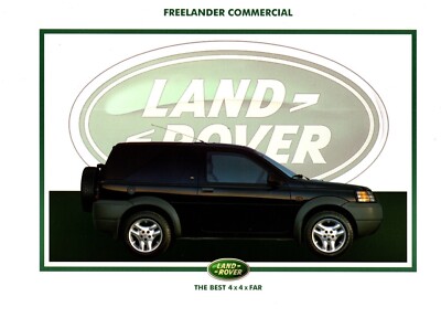 Land Rover Freelander Commercial Brochure Ireland