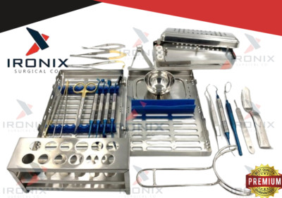 Dental PRF GRF Box System Platelet Rich Fibrin Implants Instruments Kit 22 Pcs.