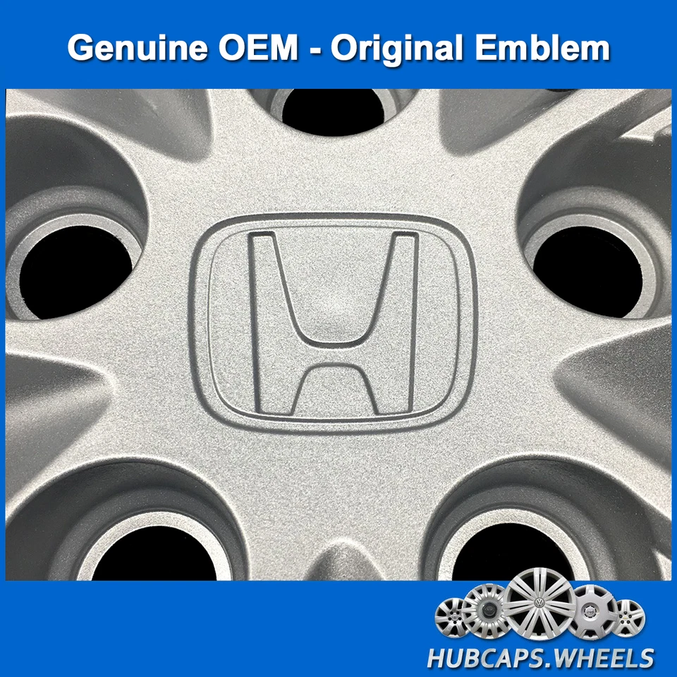 Hubcap Set Honda Civic 2013-2015 - Genuine OEM Factory 15-inch Wheel Cover 55092 - Image 4 of 4