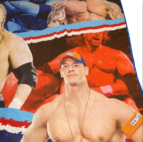 WWE Wrestling Twin Comforter Bettlaken Decke John Cena Triple H Batista - Bild 5 von 18