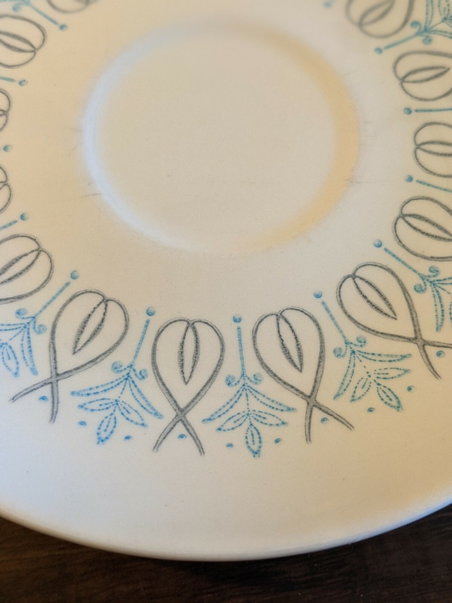 5 ColorCraft by Taylor Smith & Taylor Plates 1950s Vintage Made in