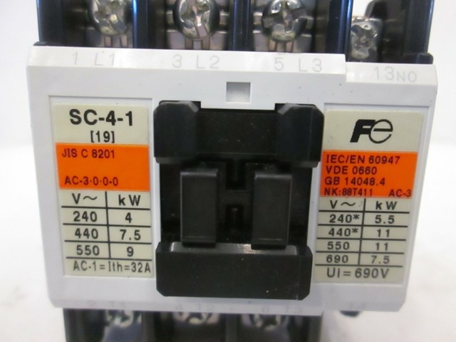 Fuji Electric Sc 4 1 Contactor Starter 4ncoro 4h For Sale Online Ebay