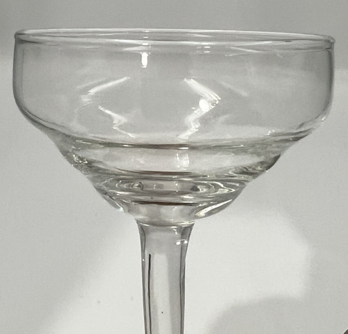 4 Vintage MCM 2oz Champagne Coupe Glass 4.5" T Cocktail Cordial Stemware - Picture 9 of 11