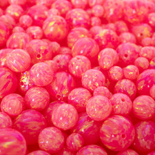 Bubblegum Astral Opal Beads