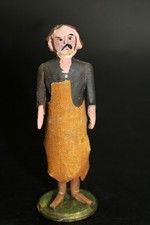 schöne alte Krippenfigur, Schmied Erzgebirge...
