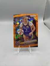 2025 Panini Prizm WNBA Dearica Hamby #39 Orange Cracked Ice Prizm