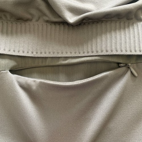 Chaqueta Fabletics Talla S Trinity Performance Cremallera Completa Polar Marrón Gris Correr Gimnasio - Imagen 8 de 11