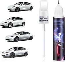 Touch Up Paint for Tesla Pearl White Multi-Coat PPSW Exact Match Model 3 S X Kit