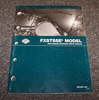 #ad 2008 Harley Davidson Softail FXSTSSE2 Screamin Eagle Parts Catalog Manual Book $29.49