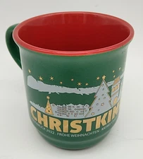 Christkindlmarket 2022 Innsbruck  Christmas Mug Inns Bruck Green Red Cup RARE!