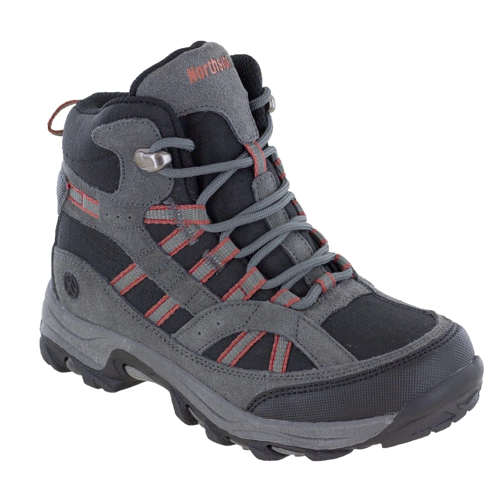 Northside Unisex-Child Rampart Mid Hiking Boots - Suede Nylon Moisture-Wicking