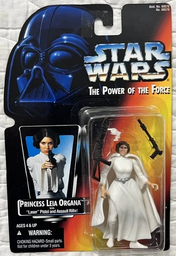 Action Figure Kenner Red Card Star Wars Power of the Force Princess Leia Organa