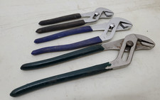 Tongue And Groove Slip Channel Styled Pliers Assorted Brands Lot of 3