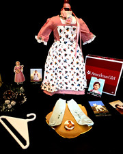 American Girl Felicity Birthday Spring Gown in Box with Extras