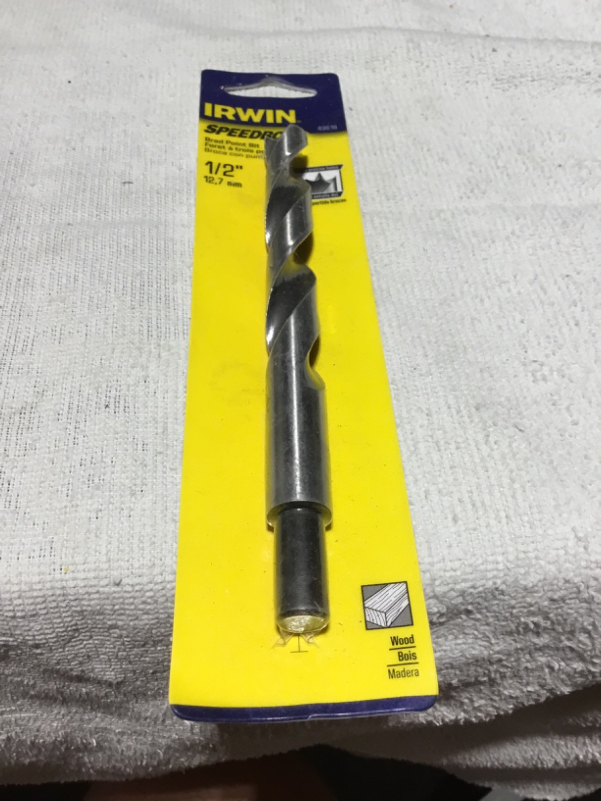 Irwin #49618 Brad Point Drill Bit 1/2