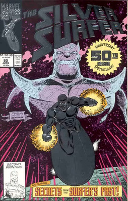Silver Surfer Vol. 3 #50 2nd Print (1991) Marvel Comics