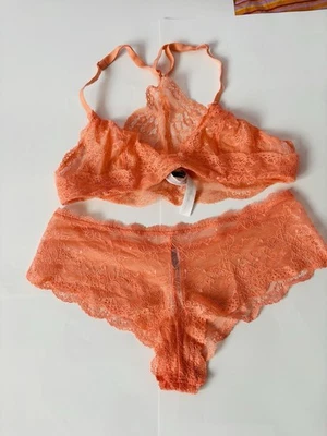 ensemble corail sexy Princesse Tam Tam haut T 2 bas T 38/40 - Photo 1/4