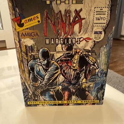  Amiga  Ninja Warriors Game By Taito -- Big Box- VGC- Working -1989-