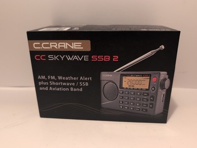 C. Crane CC Skywave SSB 2 AM, FM, Shortwave, NOAA Weather + Alert, Scanning 