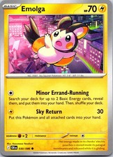 Emolga 030/086 Common Chaos Rising Pokemon Near Mint