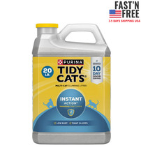 Purina Tidy Cats Instant Action Clumping Cat Litter, Natural, Low Dust, 20 lb