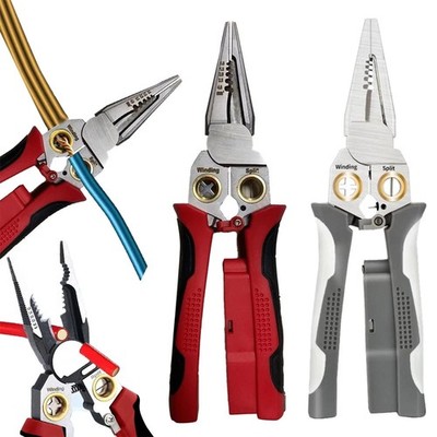 8in1 Wire Stripper Wire Stripping Tool with Voltage Tester Cable Cutter Portable