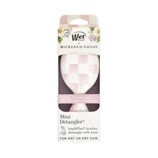 MacKenzie Childs x Wet Brush Target 🎀 Pink Rosy Check Mini Detangler Hair Brush