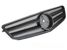 K&uuml;hlergrill f&uuml;r Mercedes C-Klasse W204 S204 2007-2014 schwarz Glanz