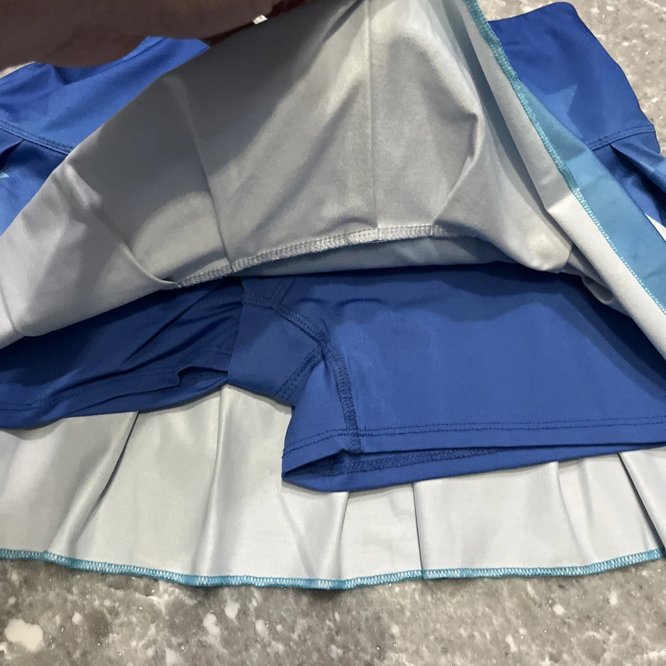 Falda corta Lucky In Love Tech It in plisada de golf Pickleball XS (0-2) para mujer Foto 3 de 4