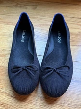 Rothy’s Ballet Flat Black Women’s Size 6 Excellent Condition 
