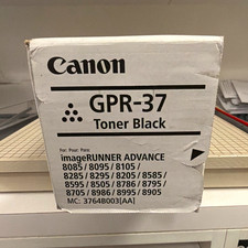 Canon GPR-37 Black Toner 3764B003AA Genuine Canon Part Number GPR37