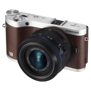 Samsung NX300 20.3MP CMOS Smart WiFi Digital Camera with 20-50mm Lens - Brown