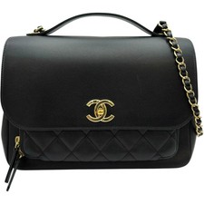 Chanel Matelasse Affinity Large A93608 No. 23 Black Caviar Handbag r0_0302