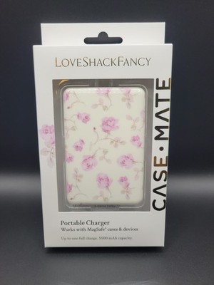 LoveShackFancy Exclusive Case-Mate Magnetic Power Bank BRAND NEW 