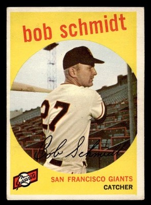 1959 Topps Baseball #109 Bob Schmidt VG/EX *h1