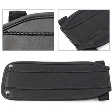 Black PU Leather Gas Tank Panel Bib For Harley Electra Glide FLH Softail FXST
