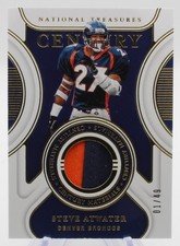 2021 Panini National Treasures Century Steve Atwater CM-STA 01/49 Patch