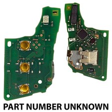 GENUINE USED VW, VOLKSWAGEN, SEAT, SKODA 3 BUTTON REMOTE KEY FOB