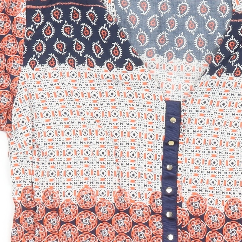 Zara Basic Women's Multicoloured Tunic Blouse Siz… - image 8