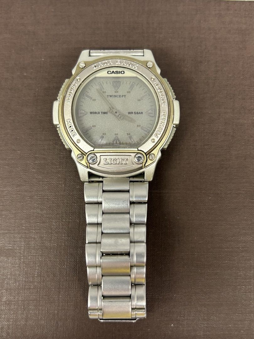 Casio Databank Quartz Abx-60 Vintage Men's Watch Wl32499 for