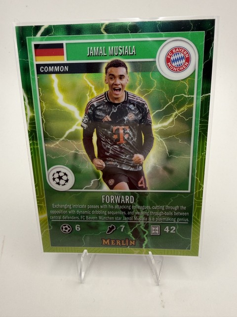 2024-25 Topps Merlin UCC - Merlin's Gamers Jamal Musiala #MG-18 Case Hit SP