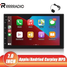 Imagen de 7" Car Radio Apple/Andriod Carplay Car Stereo Touch Screen Bluetooth Double 2Din