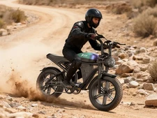 Electric Bike Adult 2000W 30-60Mile 25MPH 20*4" Fat Tire Off-road Mountain Ebike