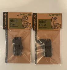 Gen II Flip Up Sights Front  Rear Polymer 20mm Picatinny Mount Black -US STOCK
