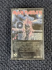Iron Maiden   Self Titled 1980 Harvest 4XT-12094 Original Rare Music Cassette