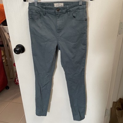 Fat Face Green/teal Skye Skinny Jeans Woman s Size 6 US